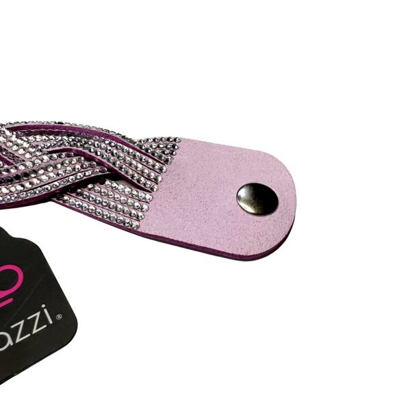 Paparazzi Rhinestone Bring on the Bling Multi-Layer Bracelet Western Boho Purple - Picture 7 of 9